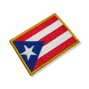 BP0101-001 Porto Rico Patch Bordado 7,5×5,0cm