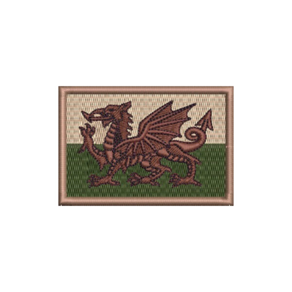 BP0190-003 País de Gales Patch Bordado 7,5x5,0cm - Imagem 7