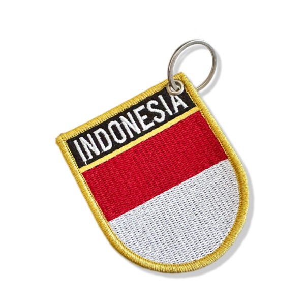 BP0419E-001 Bandeira Indonésia Patch Bordado 6,8x8cm - Imagem 5