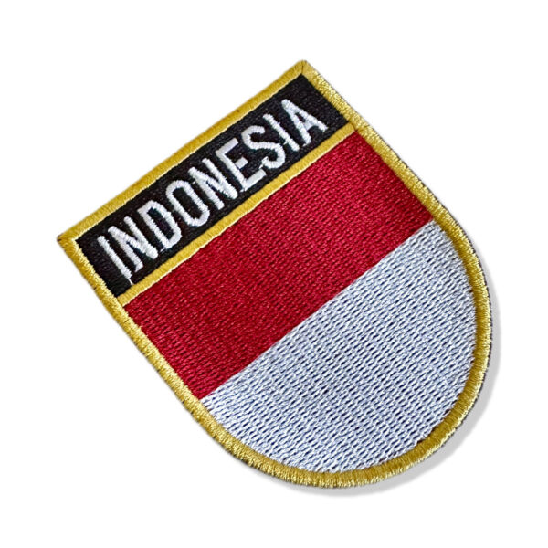 BP0419E-011 Bandeira Indonesia Patch Bordado 5,7x6,8cm - Imagem 10
