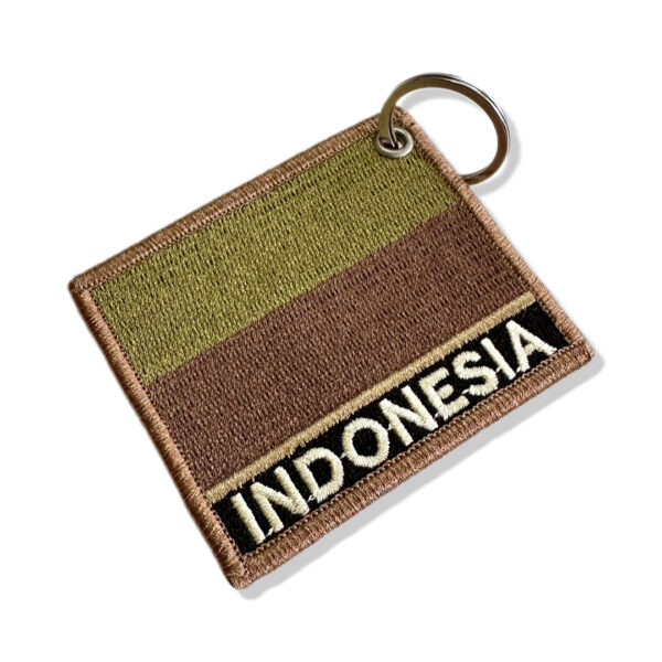 BP0419N-003 Bandeira Indonésia Patch Bordado 7,5x6,3cm - Imagem 5