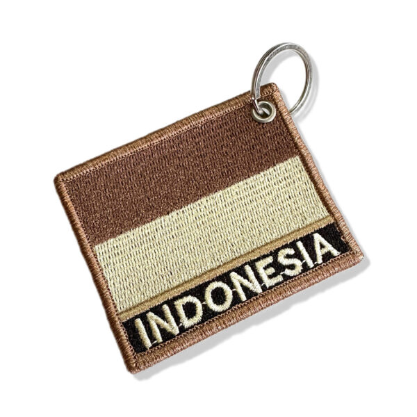 BP0419N-004 Bandeira Indonésia Patch Bordado 7,5x6,3cm - Imagem 5