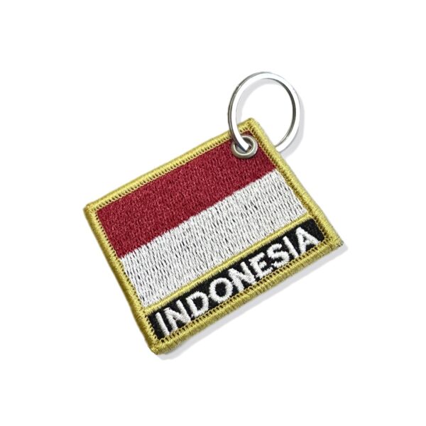 BP0419N-011 Bandeira indonésia Patch Bordado 5,7x4,8cm - Imagem 5