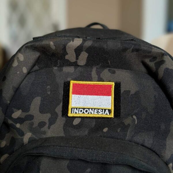 BP0419N-011 Bandeira indonésia Patch Bordado 5,7x4,8cm - Imagem 4