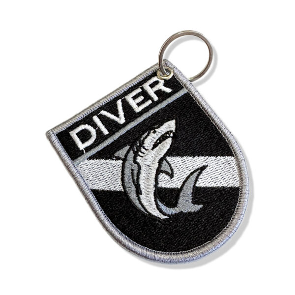 BD0176E-002 Bandeira Mergulhador Patch Bordado 6,8x8,0cm - Imagem 5