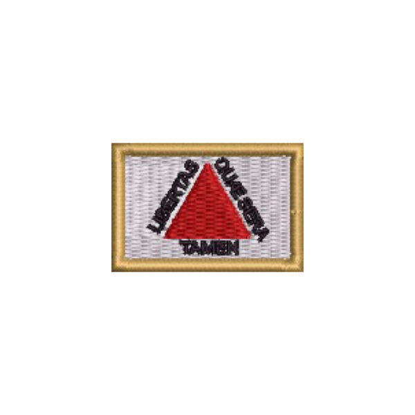 BE0048-031 Bandeira Minas Gerais Patch Bordado 3,8x2,5cm - Imagem 7