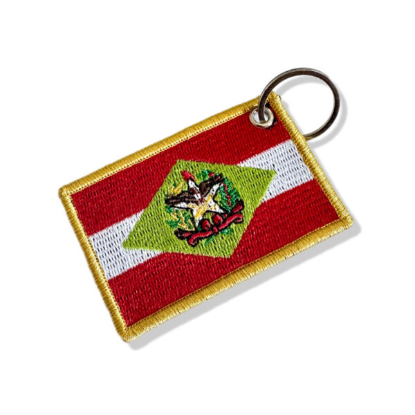 BE0168-001 Bandeira Santa Catarina Bordada 7,5x5cm - Imagem 5