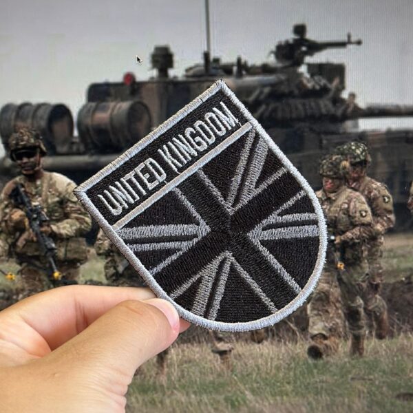 BP0001E-002 Bandeira Reino Unido Patch Bordado 6,8x8,0 - Imagem 2