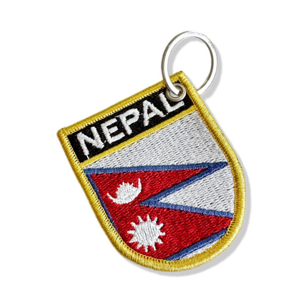 BP0041E-011 Bandeira Nepal Patch Bordado 5,7x6,8cm - Imagem 5