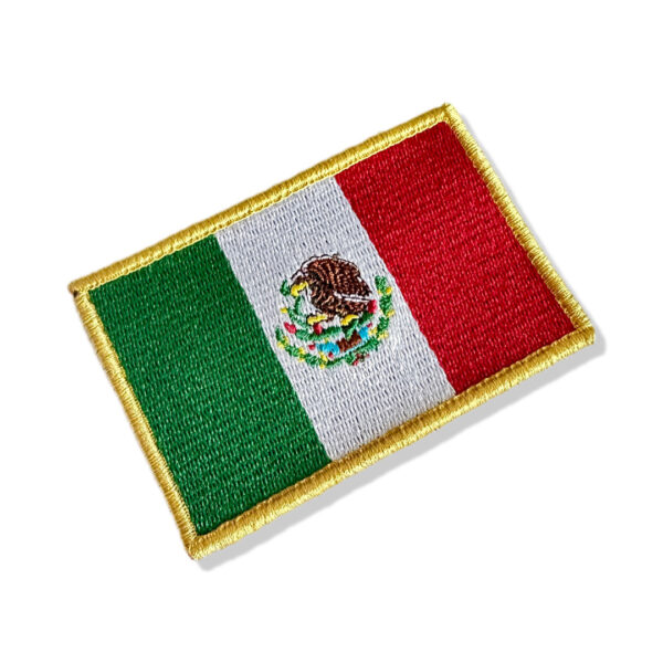BP0050-021 México Patch Bordado 10,2x6,8cm - Imagem 3