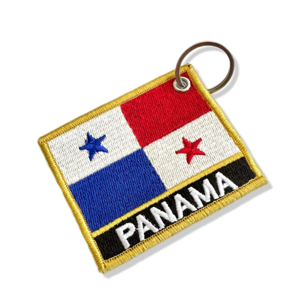 BP0102N-001 Bandeira Panamá Patch Bordado 7,5x6,3cm - Imagem 5
