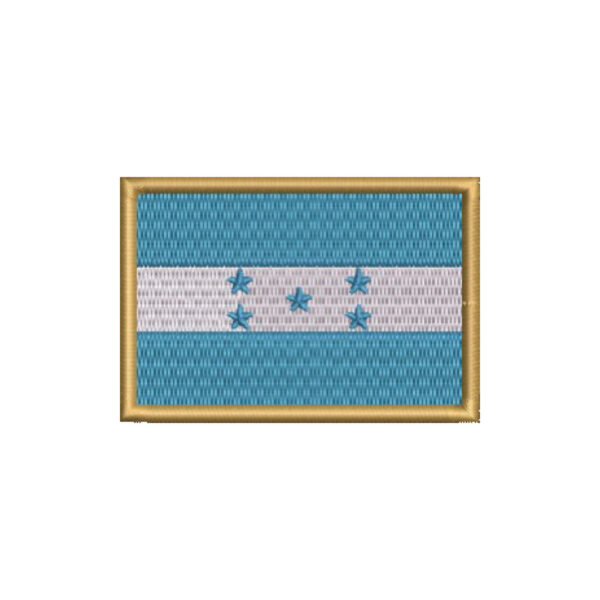 BP0105-001 Bandeira Honduras Patch Bordado 7,5x5,0cm - Imagem 7