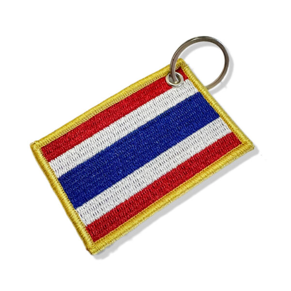 BP0206-001 Bandeira Tailândia Patch Bordada 7,5x5cm - Imagem 5