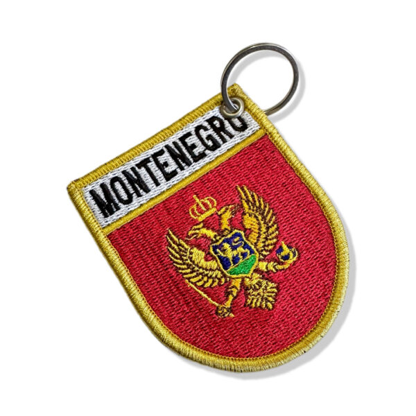 BP0243E-001 Bandeira Montenegro Patch Bordado 6,8x8,0 - Imagem 5