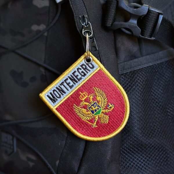 BP0243E-001 Bandeira Montenegro Patch Bordado 6,8x8,0 - Imagem 6