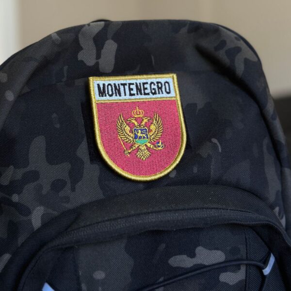 BP0243E-001 Bandeira Montenegro Patch Bordado 6,8x8,0 - Imagem 4