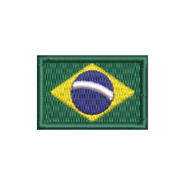 BP0403-037 Bandeira Brasil Patch Bordado 3,8x2,5cm - Imagem 8