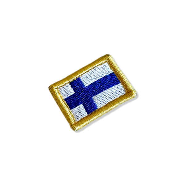 BP0404-031 Bandeira Finlândia Patch Bordado 3,8x2,5cm - Imagem 3