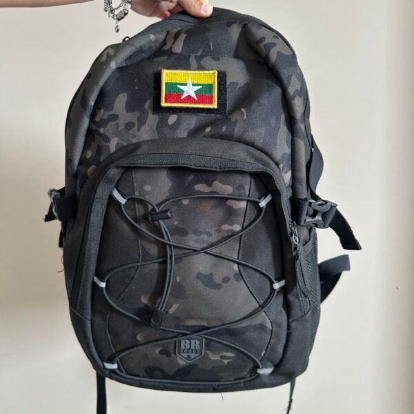 BP0412-011 Bandeira Mianmar Patch Bordado 5,7x3,8cm - Imagem 4