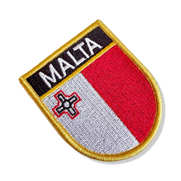 BP0435E-001 Bandeira Malta Patch Bordado 6,8x8,0cm - Imagem 3