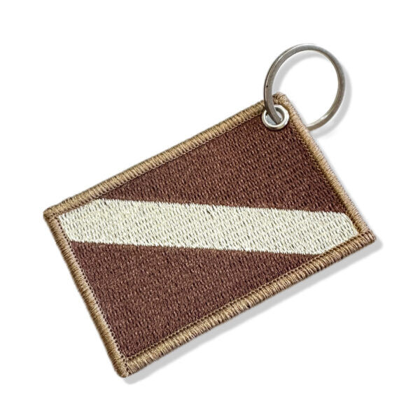 BD0175-004 Bandeira Mergulhador Patch Bordado 7,5x5,0cm - Imagem 5