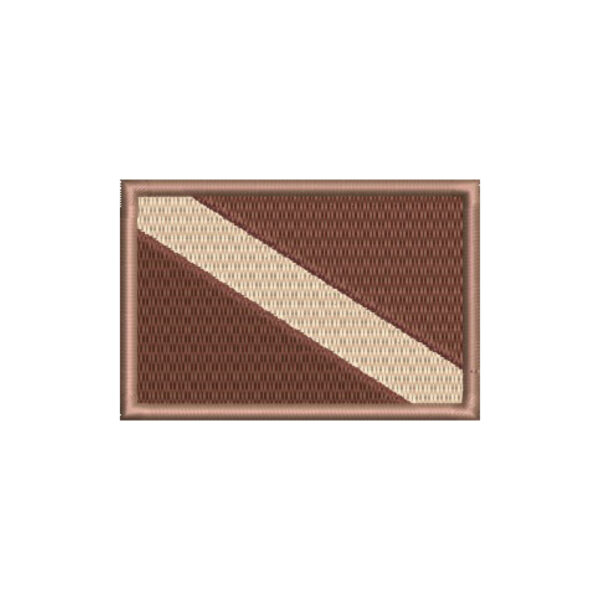 BD0175-004 Bandeira Mergulhador Patch Bordado 7,5x5,0cm - Imagem 7