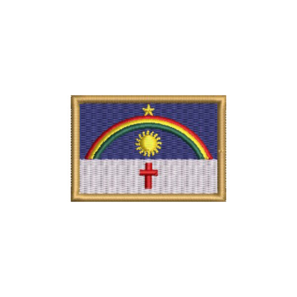 BE0420-031 Bandeira Pernambuco Patch Bordado 3,8x2,5cm - Imagem 8