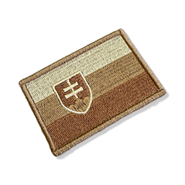 BP0197-004 Bandeira Eslováquia Patch Bordado 7,5x5,0cm - Imagem 3