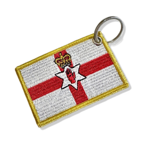 BP0214-001 Bandeira Irlanda do Norte Bordado 7,5x5,0cm - Imagem 6