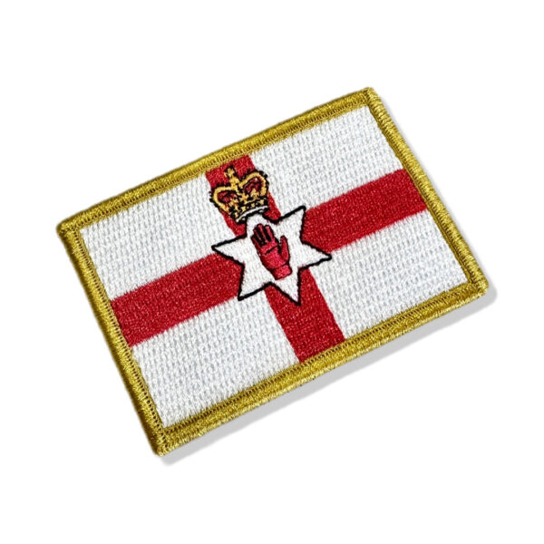 BP0214-001 Bandeira Irlanda do Norte Bordado 7,5x5,0cm - Imagem 3