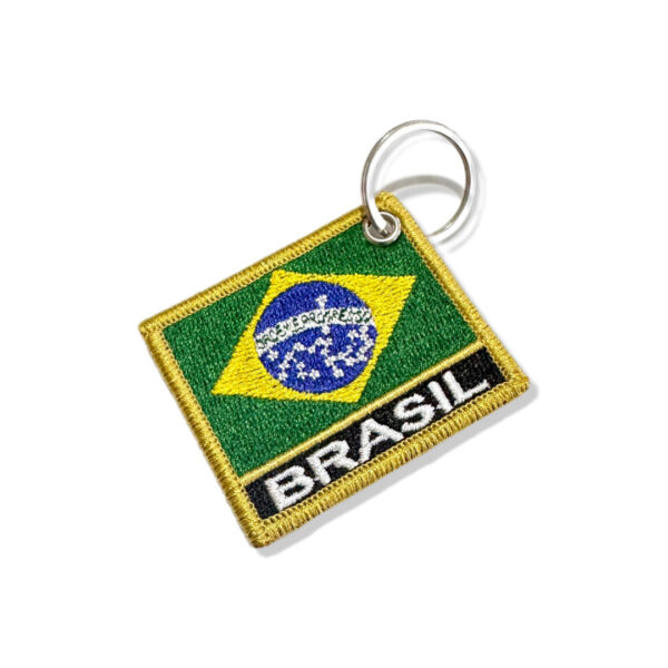 BP0403N-011 Bandeira Brasil Patch Bordado 5,7x4,8cm - Imagem 5