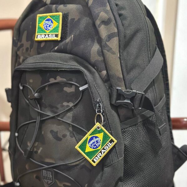 BP0403N-011 Bandeira Brasil Patch Bordado 5,7x4,8cm - Imagem 6