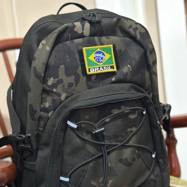 BP0403N-011 Bandeira Brasil Patch Bordado 5,7x4,8cm - Imagem 4