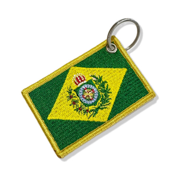 BP0407-001 Bandeira Brasil Imperial Patch Bordado 7,5x5,0cm - Imagem 6
