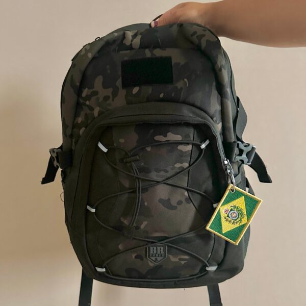 BP0407-001 Bandeira Brasil Imperial Patch Bordado 7,5x5,0cm - Imagem 7