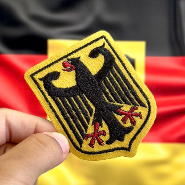 EP0081-55A Brasão Alemanha Patch Bordado 5,5x7cm - Imagem 2