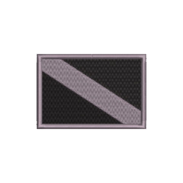BD0175-002 Bandeira Mergulhador Patch Bordado 7,5x5,0cm - Imagem 8
