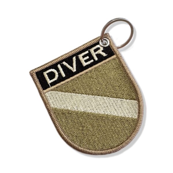 BD0175E-003 Bandeira Mergulhador Patch Bordado 6,8x8,0cm - Imagem 6
