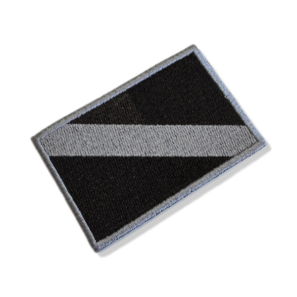 BD0175-002 Bandeira Mergulhador Patch Bordado 7,5x5,0cm