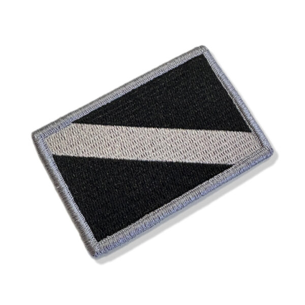 BD0175-002 Bandeira Mergulhador Patch Bordado 7,5x5,0cm - Imagem 3