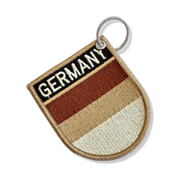 BP0081E-004 Bandeira Alemanha Patch Bordado 6,8x8,0cm - Imagem 6