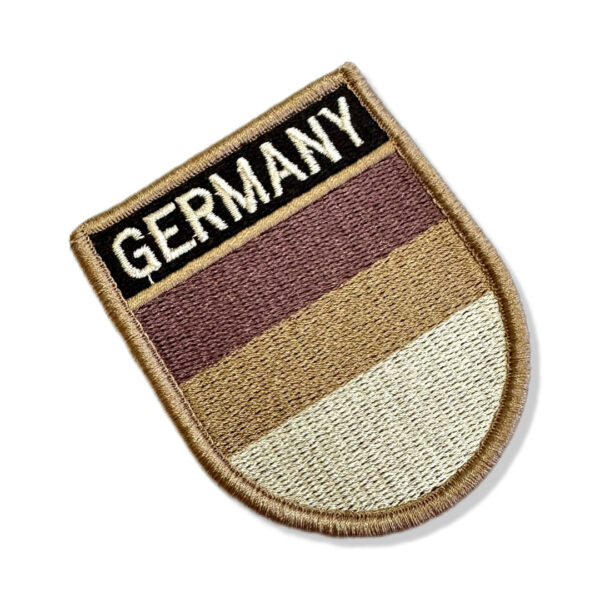 BP0081E-004 Bandeira Alemanha Patch Bordado 6,8x8,0cm - Imagem 3