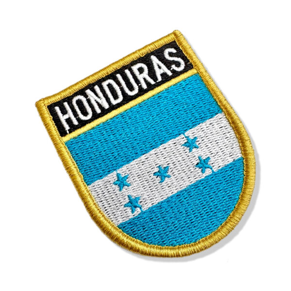 BP0105E-001 Bandeira Honduras Patch Bordado 6,8x8,0 - Imagem 3