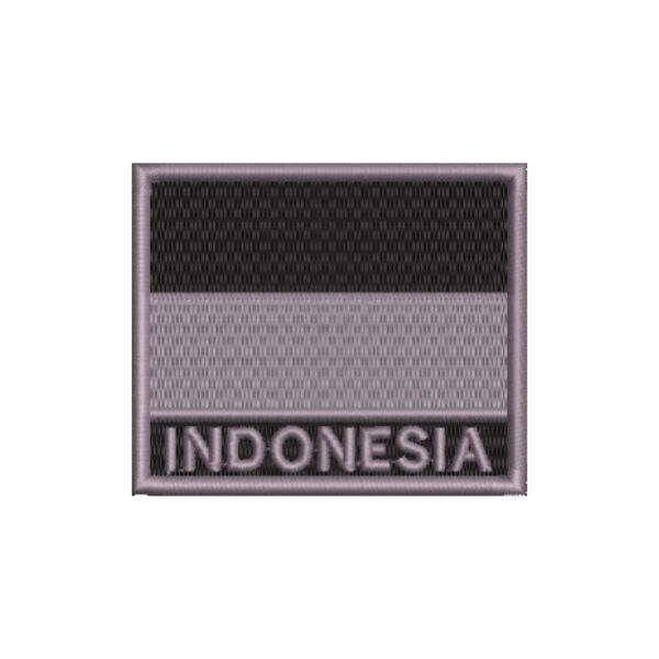 BP0419N-002 Bandeira Indonésia Patch Bordado 7,5x6,3cm - Imagem 8