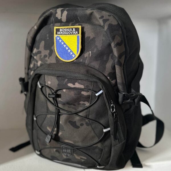 BP0438E-001 Bandeira Bósnia Herzegovina Patch Bordado 6,8x8,0 - Imagem 4
