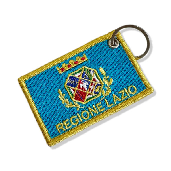 BE0227-001 Bandeira Lazio Region Bordado 7,5x5,0cm - Imagem 6