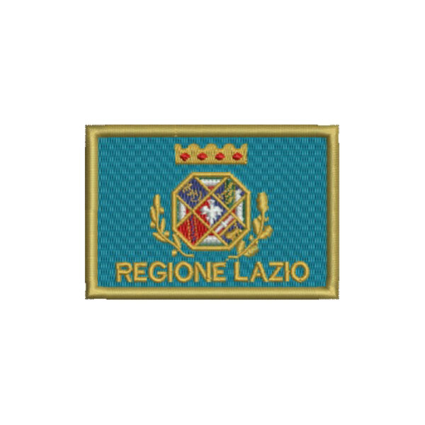 BE0227-001 Bandeira Lazio Region Bordado 7,5x5,0cm - Imagem 8