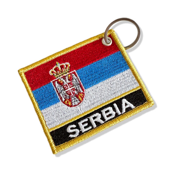 BP0425N-001 Bandeira Servia Patch Bordado 7,5x6,3cm - Imagem 6