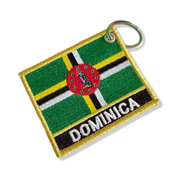 BP0432N-001 Bandeira Dominica Patch Bordado 7,5x6,3cm - Imagem 6