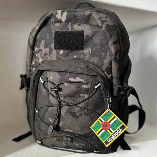 BP0432N-001 Bandeira Dominica Patch Bordado 7,5x6,3cm - Imagem 7